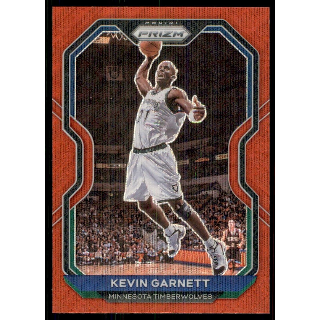 2020-21 Panini Prizm Prizms Ruby Wave #187 Kevin Garnett. rookie card picture