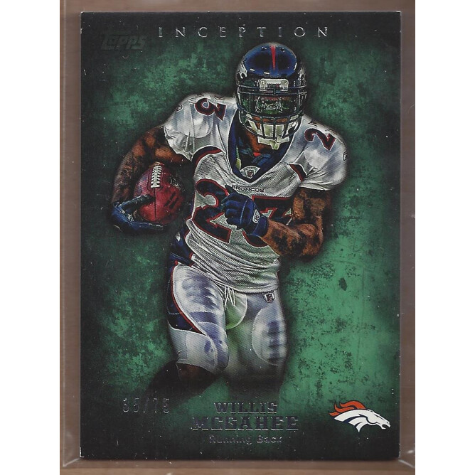2012 Topps Inception Green #38 Willis McGahee