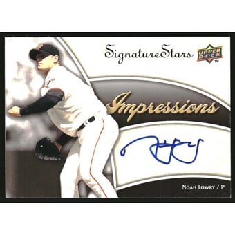 2009 Upper Deck Signature Stars Impressions Signatures #NL Noah Lowry