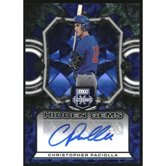 2023 Elite Extra Edition Hidden Gems Signatures #HGCPL Christopher Paciolla