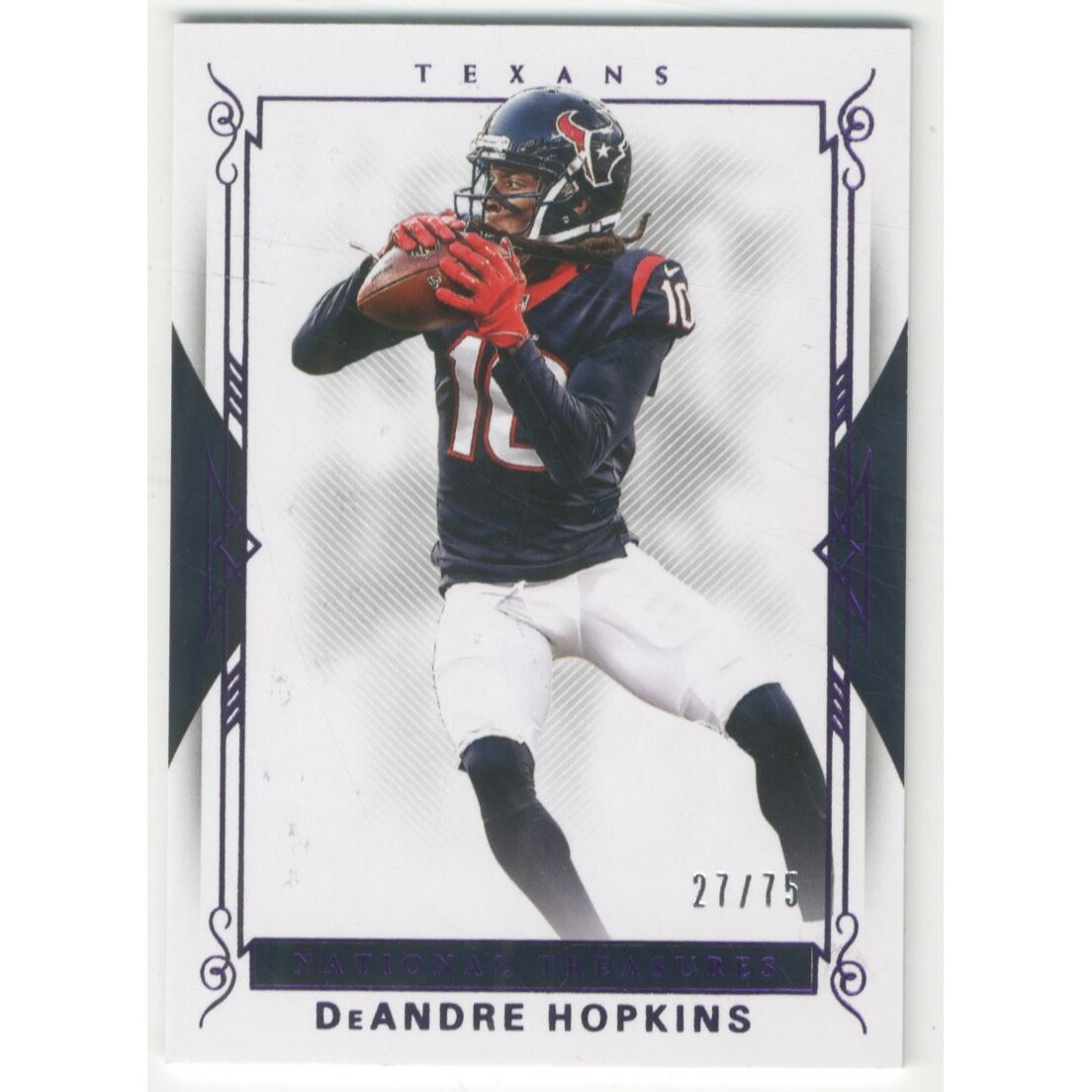 2017 Panini National Treasures Purple #30 DeAndre Hopkins