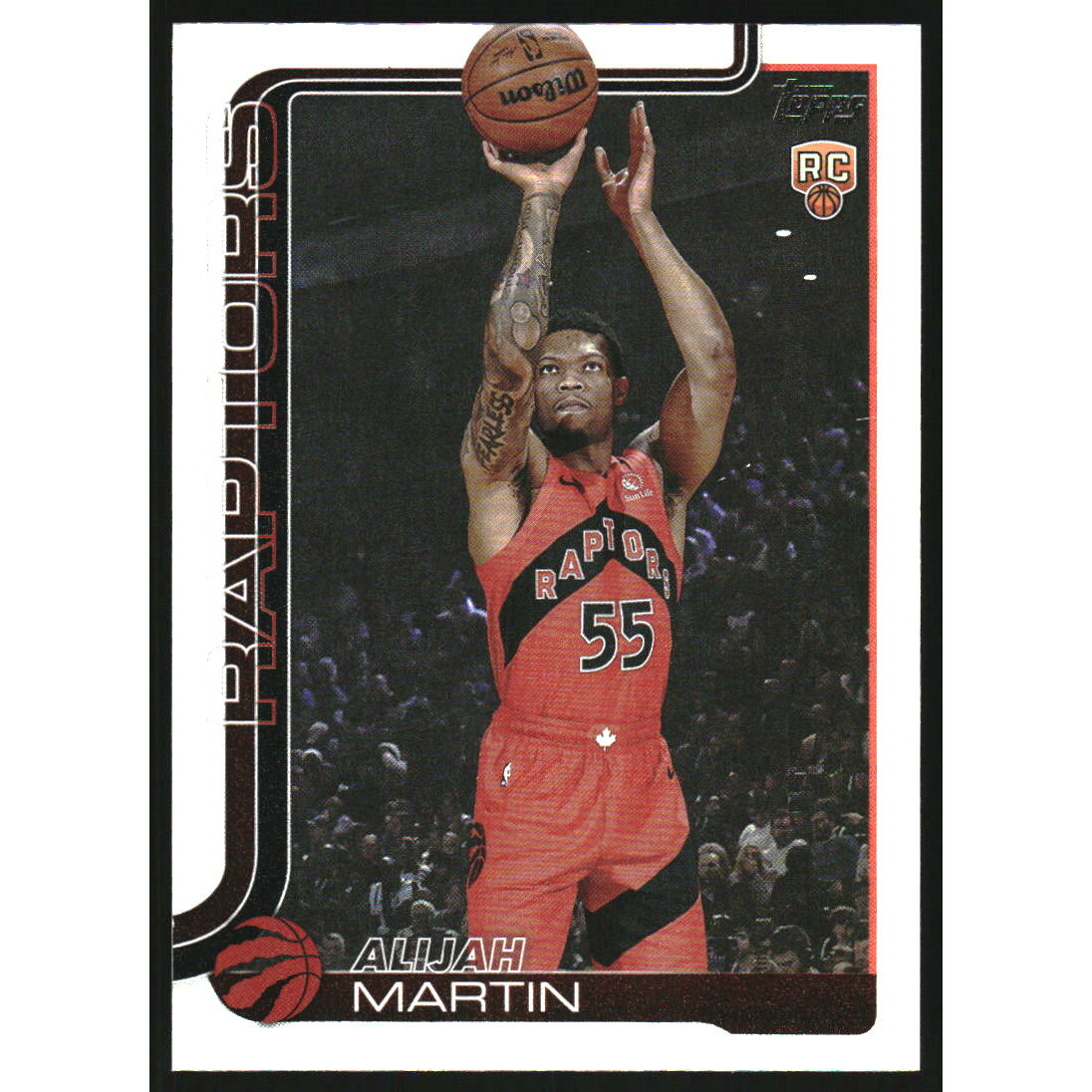 2025-26 Topps Rainbow Foilboard #240 Alijah Martin