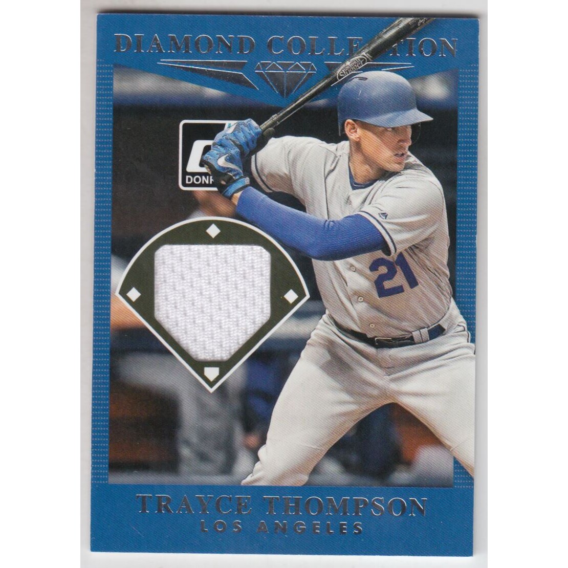 2017 Donruss Diamond Collection Memorabilia #DCTT Trayce Thompson. rookie card picture