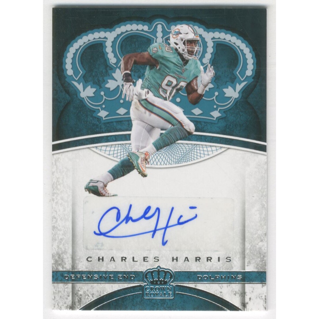 2017 Crown Royale Platinum Rookie Autographs #27 Charles Harris