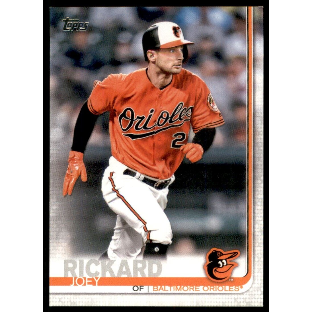2019 Topps Advanced Stats #35 Joey Rickard. rookie card picture