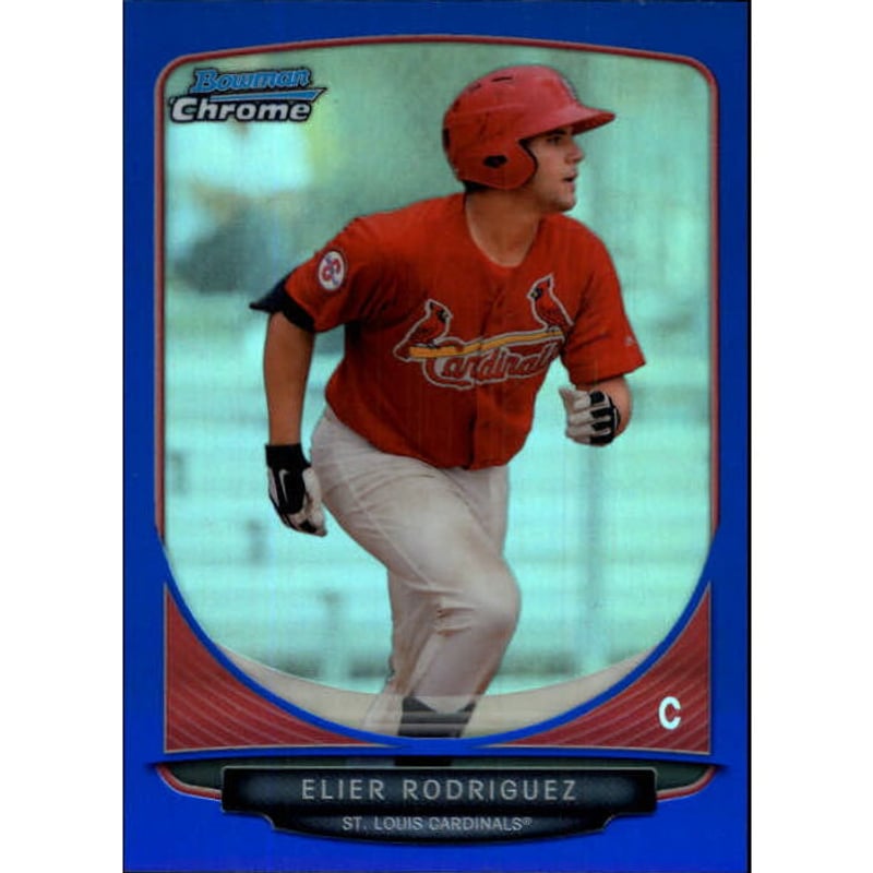 2013 Bowman Chrome Draft Draft Picks Blue Refractors #BDPP83 Elier Rodriguez