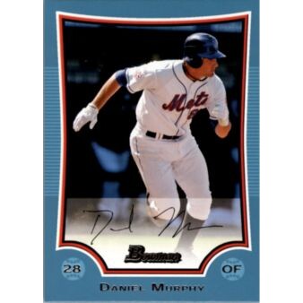 2009 Bowman Blue #66 Daniel Murphy. rookie card picture