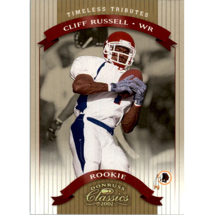 2002 Donruss Classics Timeless Tributes #159 Cliff Russell. rookie card picture