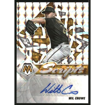2022 Panini Mosaic Scripts #63 Wil Crowe