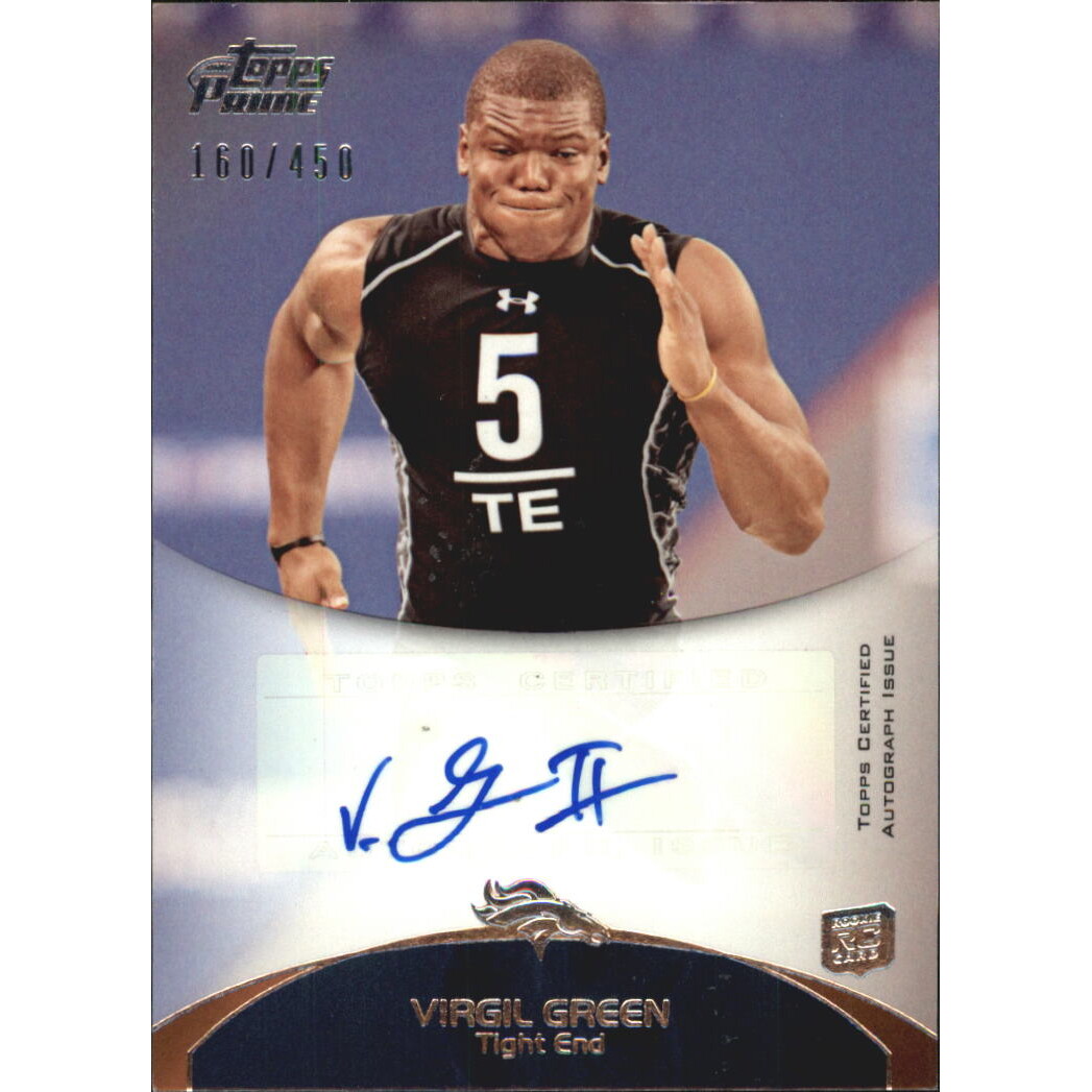 2011 Topps Prime Rookie Autographs #119 Virgil Green/450