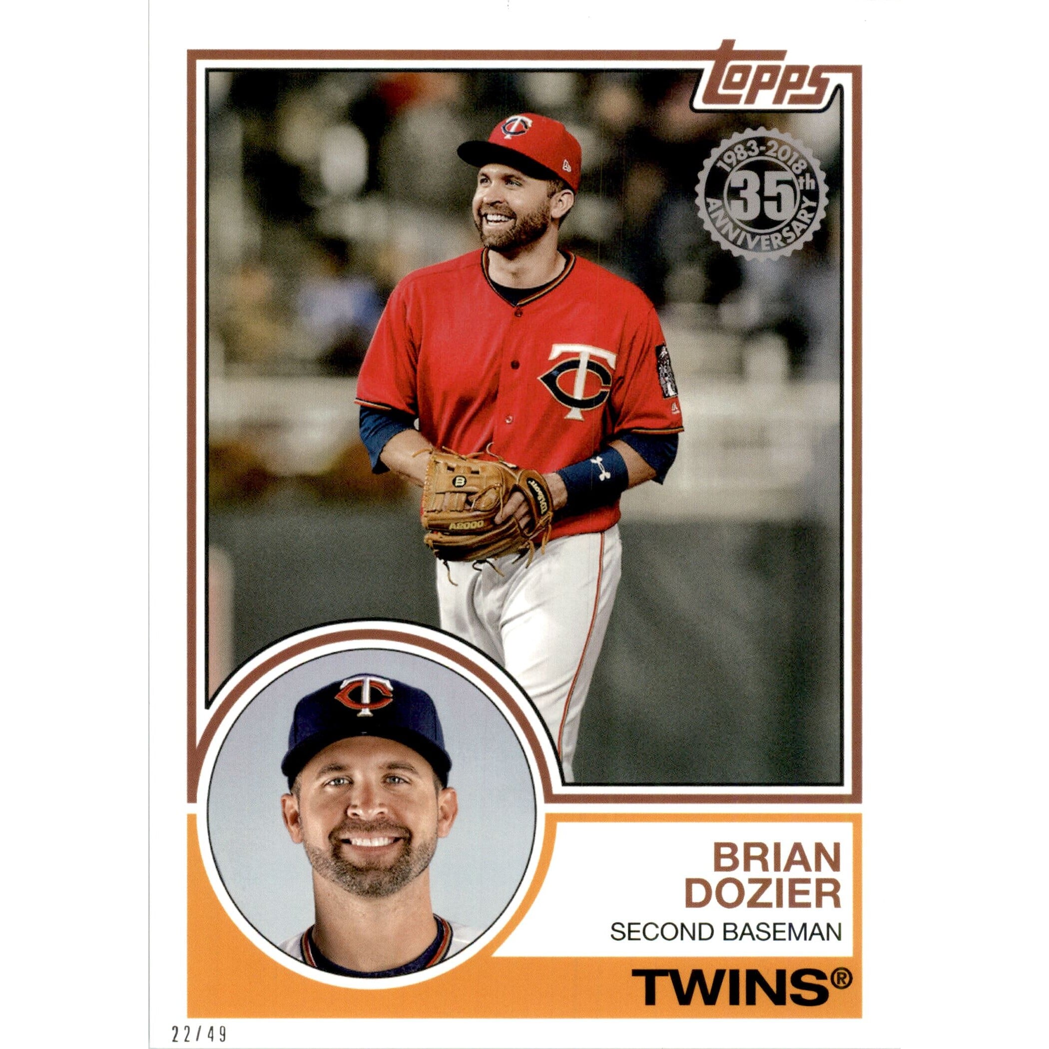 2018 Topps 5x7 '83 Topps #8326 Brian Dozier