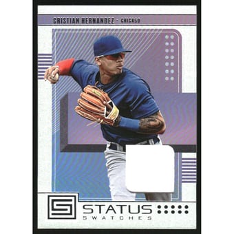 2023 Panini Chronicles Status Swatches #28 Cristian Hernandez