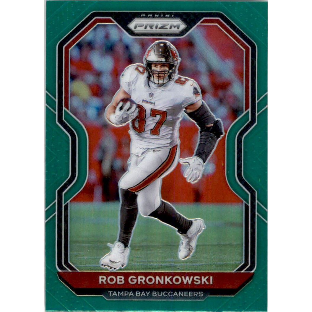 2020 Panini Prizm Prizms Green #256 Rob Gronkowski. rookie card picture