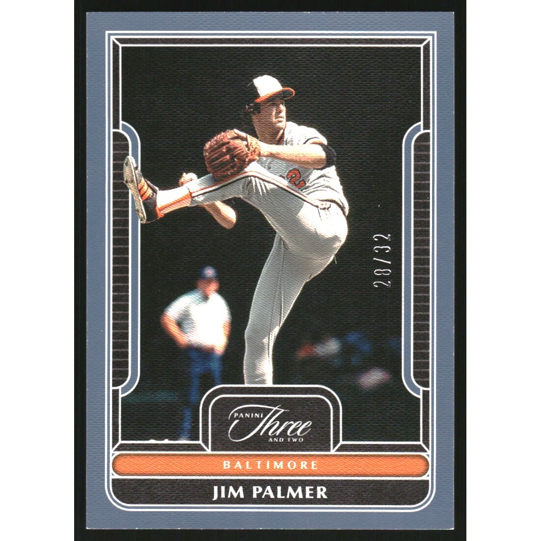 2023 Panini Three and Two Full Count Parallel #95 Jim Palmer