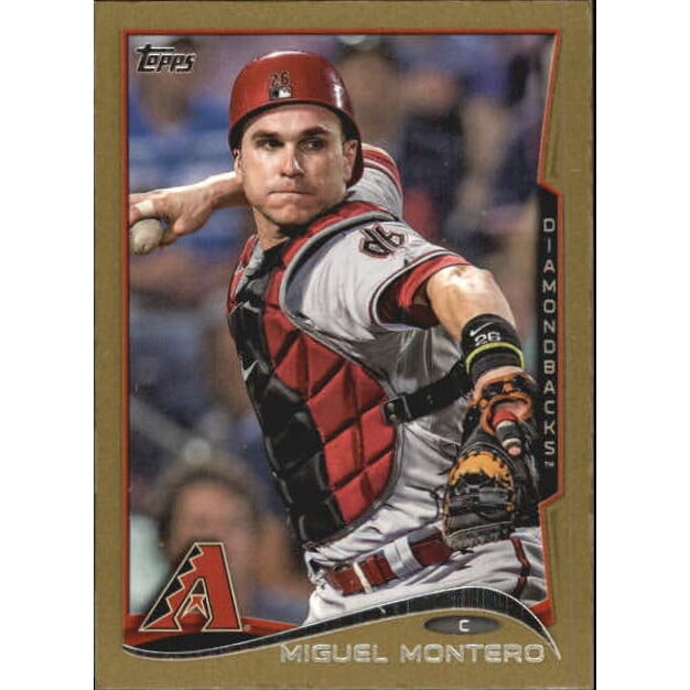 2014 Topps Mini Gold #287 Miguel Montero. rookie card picture