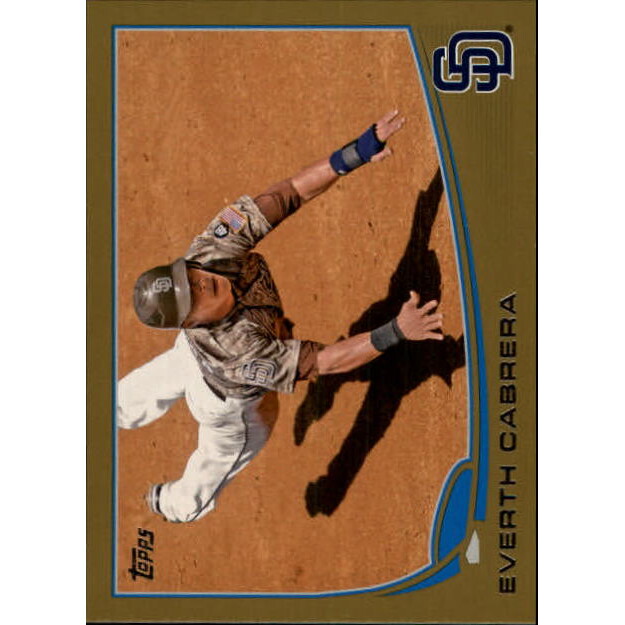 2013 Topps Mini Gold #412 Everth Cabrera. rookie card picture