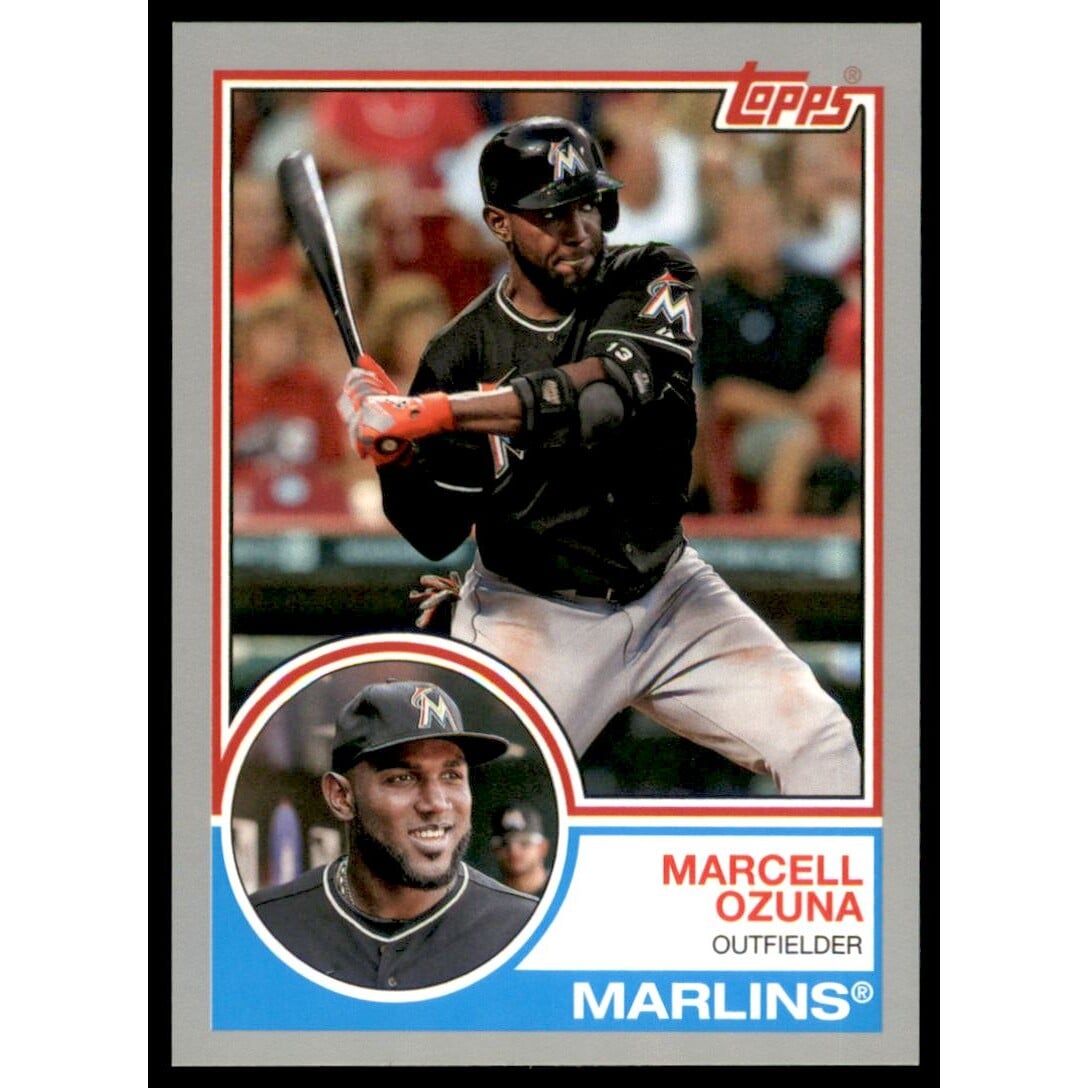 2015 Topps Archives Silver #221 Marcell Ozuna
