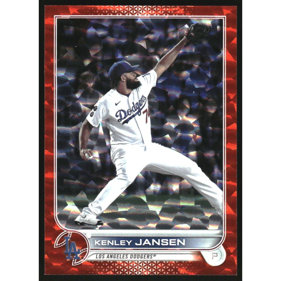 2022 Topps Orange Foilboard #396 Kenley Jansen. rookie card picture
