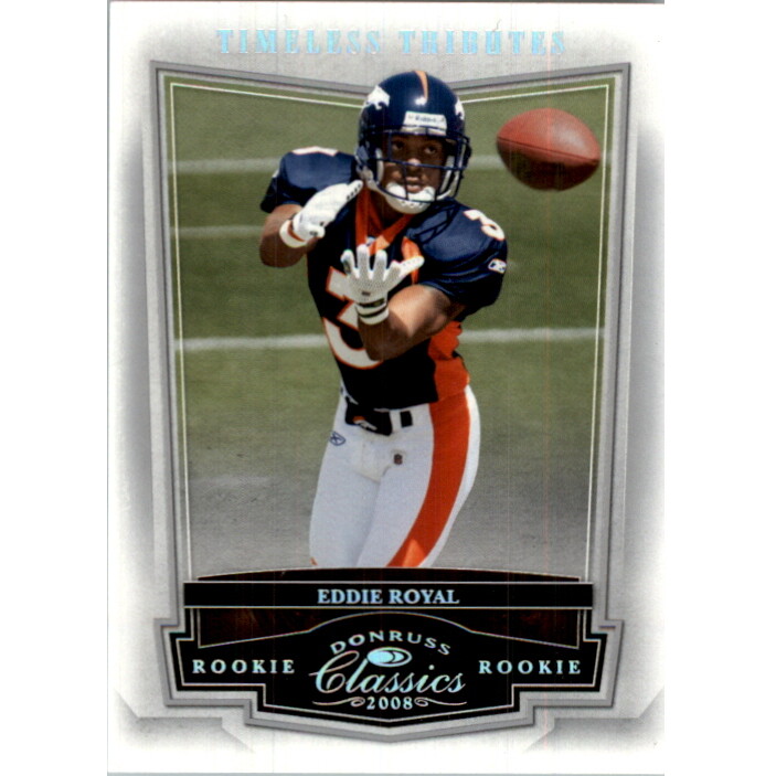 2008 Donruss Classics Timeless Tributes Silver #191 Eddie Royal. rookie card picture