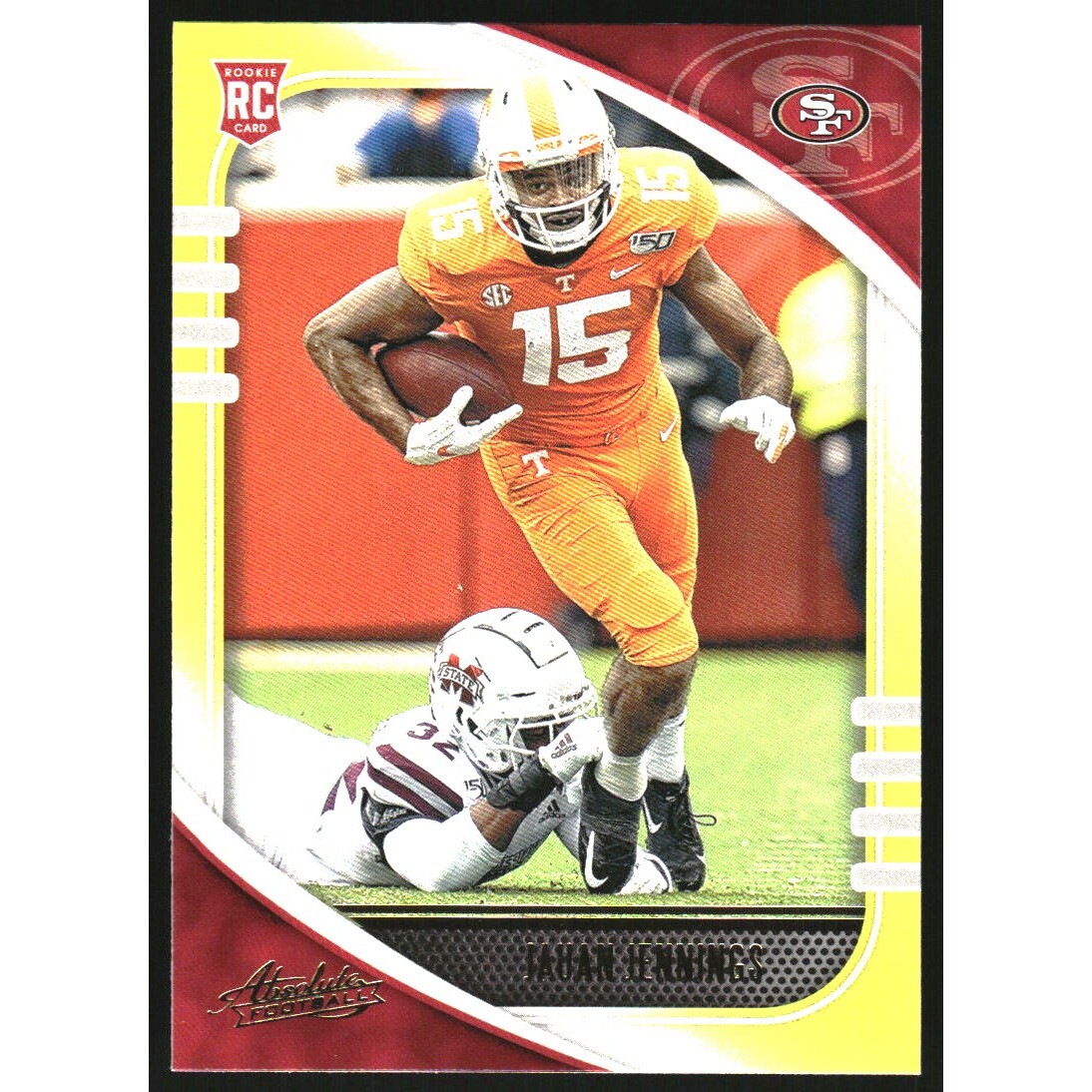 2020 Absolute Yellow #151 Jauan Jennings