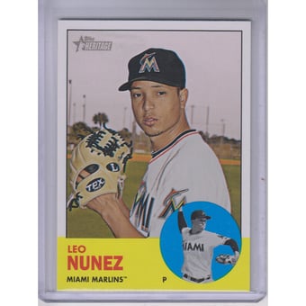 2012 Topps Heritage #450 Leo Nunez SP