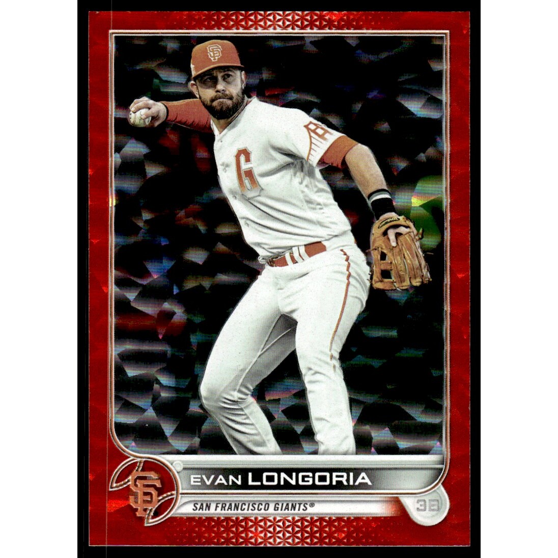 2022 Topps Orange Foilboard #617 Evan Longoria