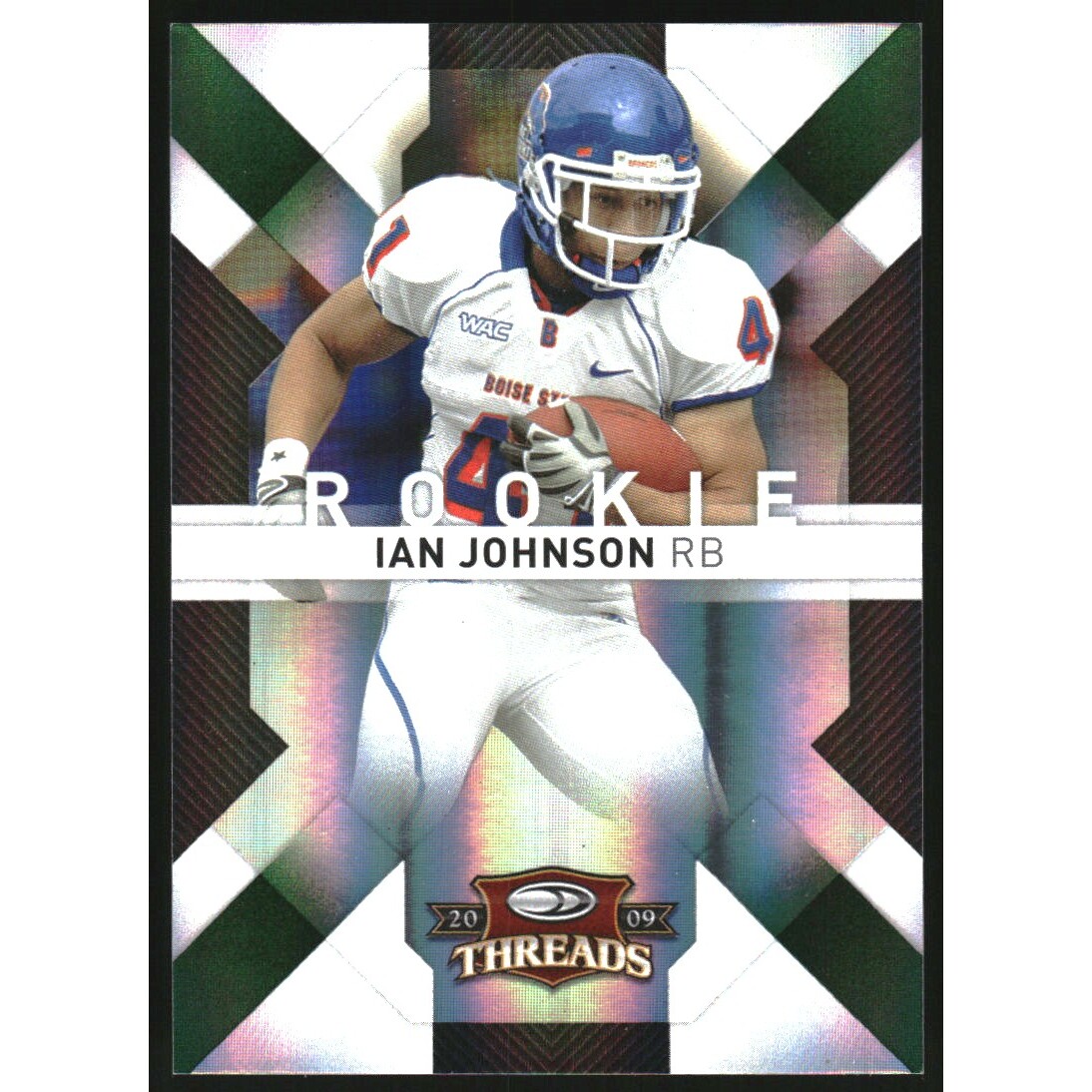 2009 Donruss Threads Retail Green #144 Ian Johnson