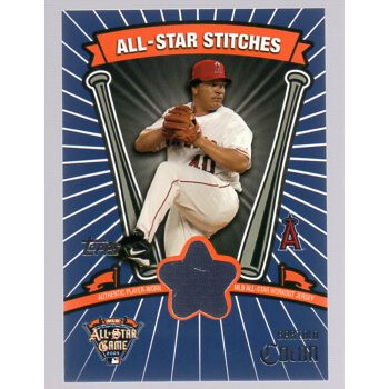 2005 Topps Update All-Star Stitches #BC Bartolo Colon D. rookie card picture
