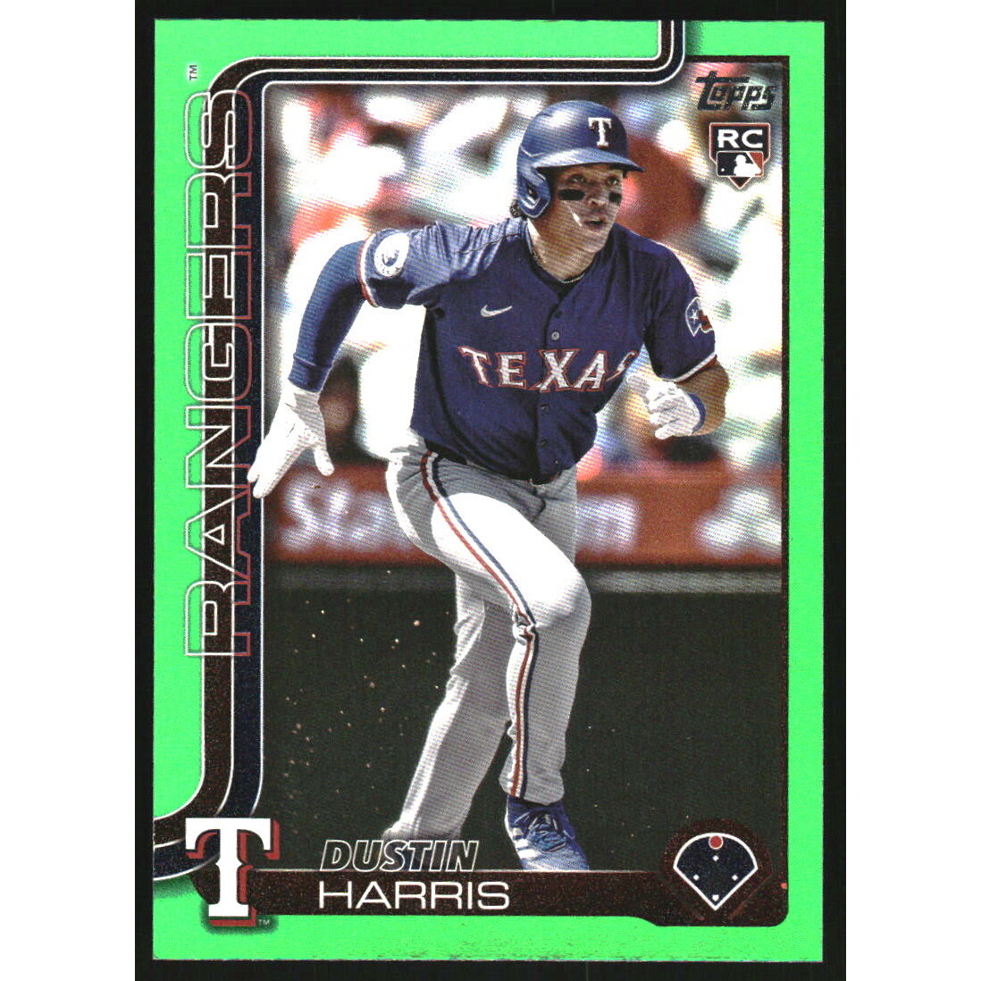 2025 Topps Green Rainbow Foil #374 Dustin Harris