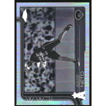 2025 Topps Chrome Negative Refractors #211 Zach Neto