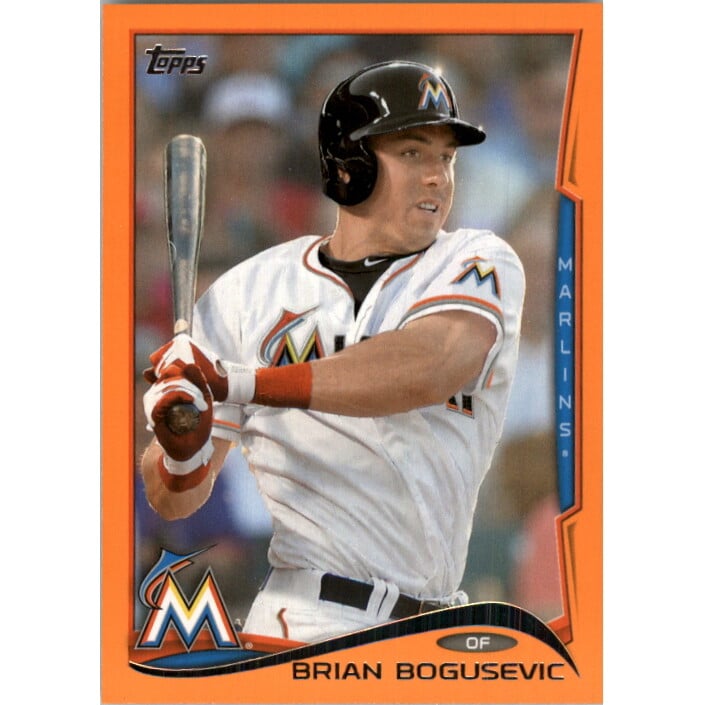 2014 Topps Factory Set Orange Border #524 Brian Bogusevic. rookie card picture