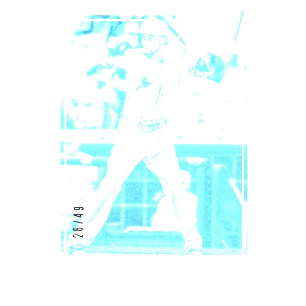 2016 Donruss Test Proof Cyan #109 Billy Hamilton. rookie card picture