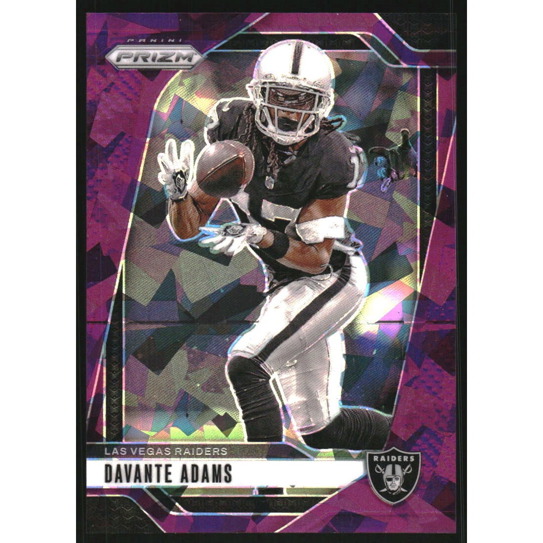2024 Panini Prizm Prizms Purple Ice #155 Marcus Allen