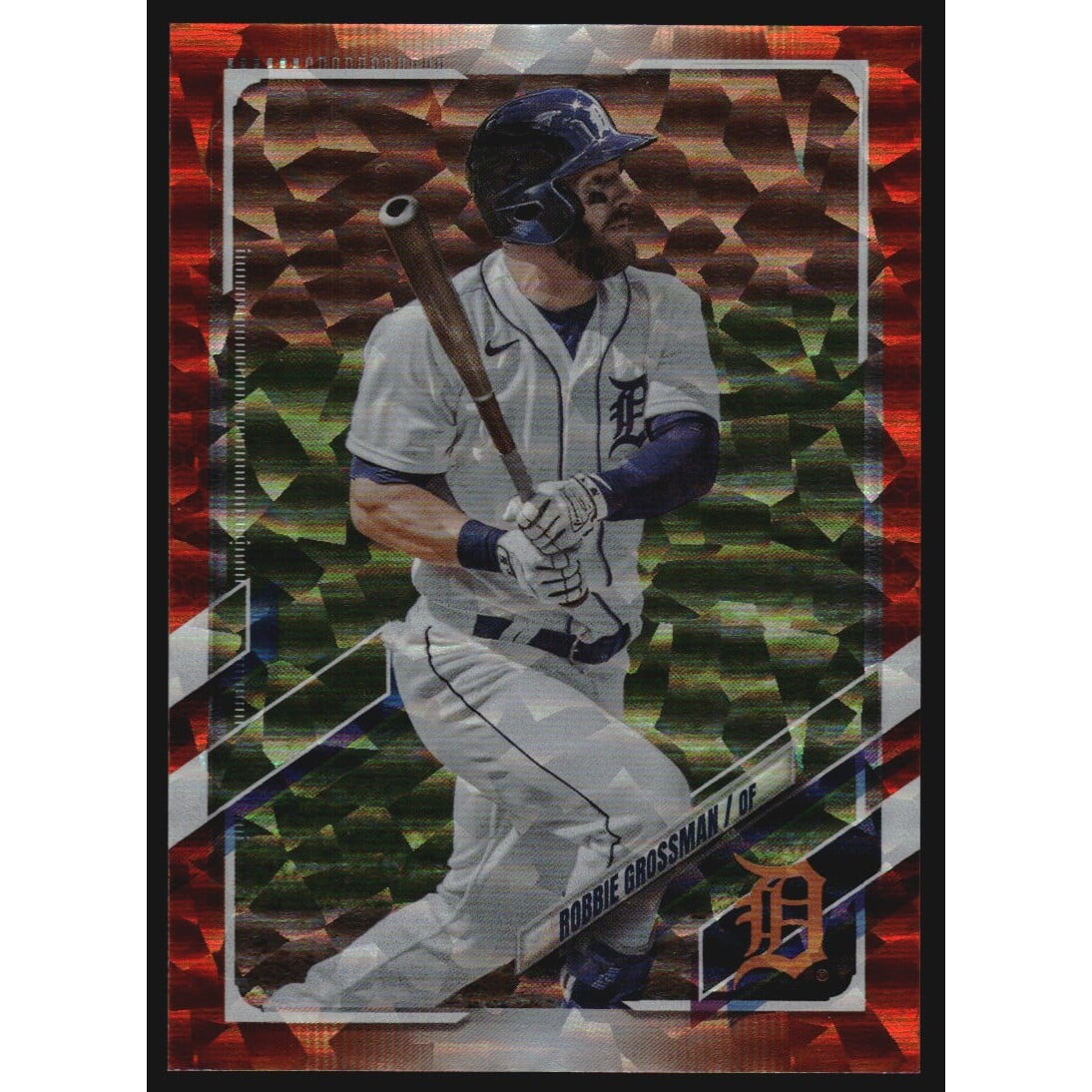 2021 Topps Orange Foil #509 Robbie Grossman. rookie card picture