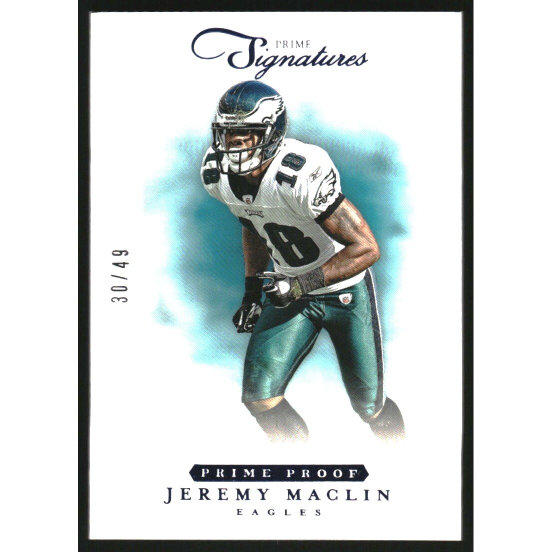 2012 Prime Signatures Prime Proof Blue #60 Jeremy Maclin