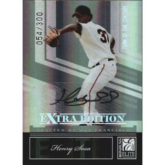 2007 Donruss Elite Extra Edition Signature Turn of the Century #60 Henry Sosa/300