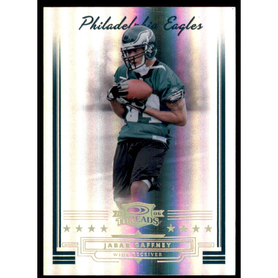 2006 Donruss Threads Gold Holofoil #124 Jabar Gaffney. rookie card picture