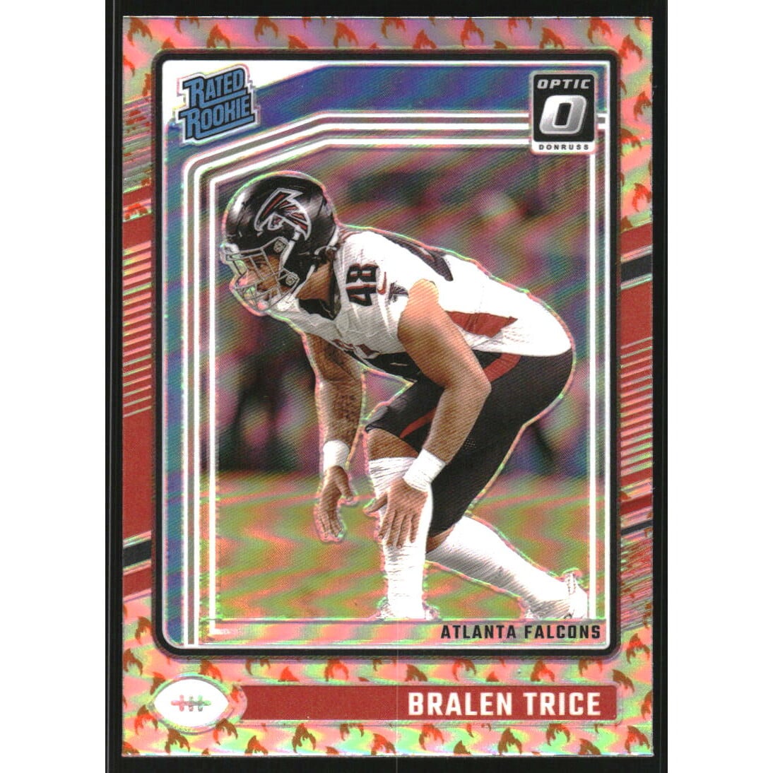 2024 Donruss Optic Fire #212 Bralen Trice RR. rookie card picture