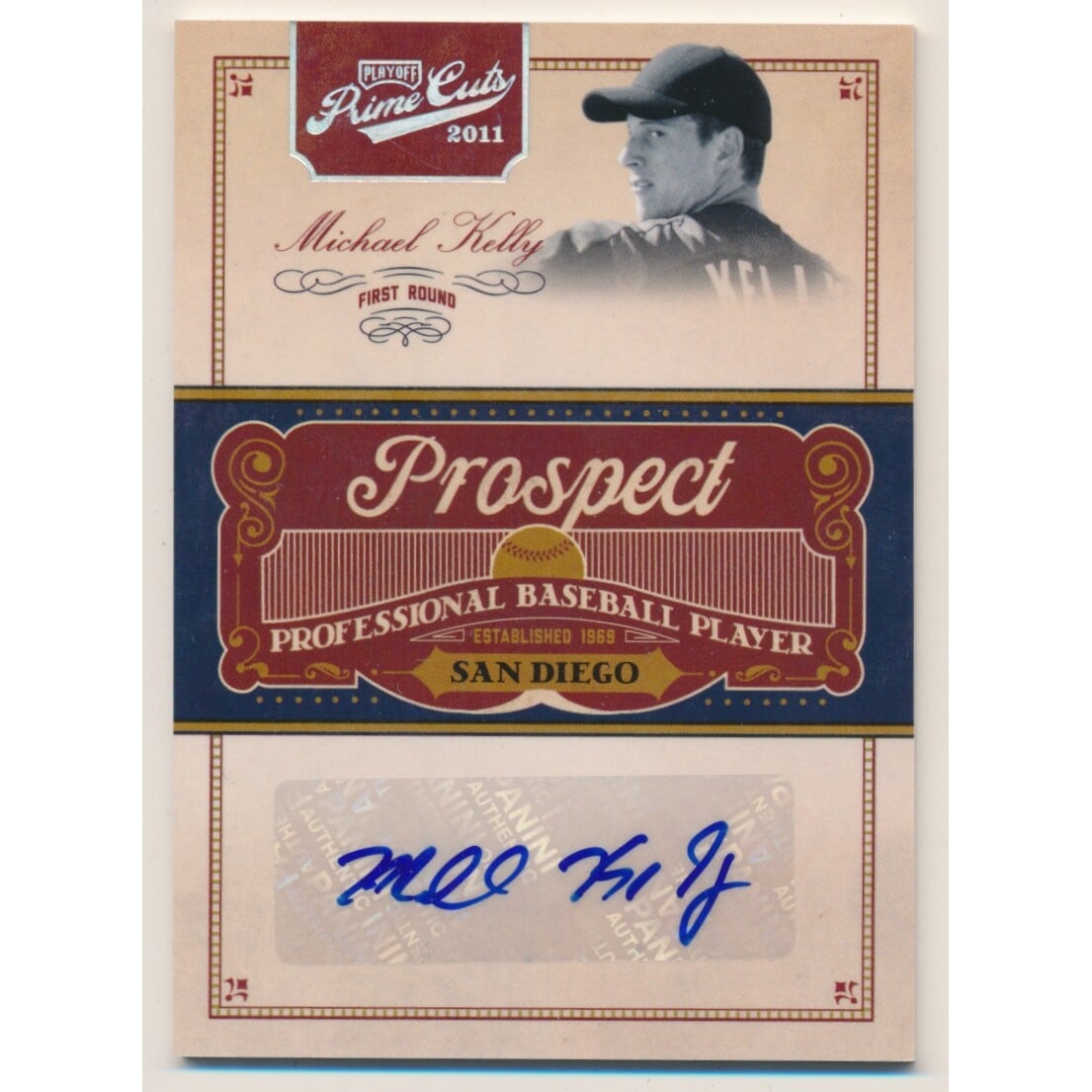 2011 Prime Cuts Prospect Signatures Silver #MK Michael Kelly/99