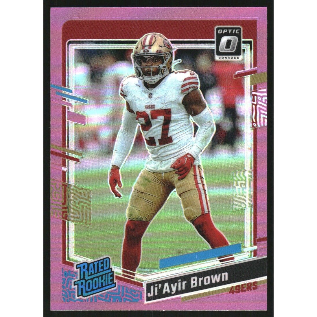 2023 Donruss Optic Pink #290 Ji'Ayir Brown RR