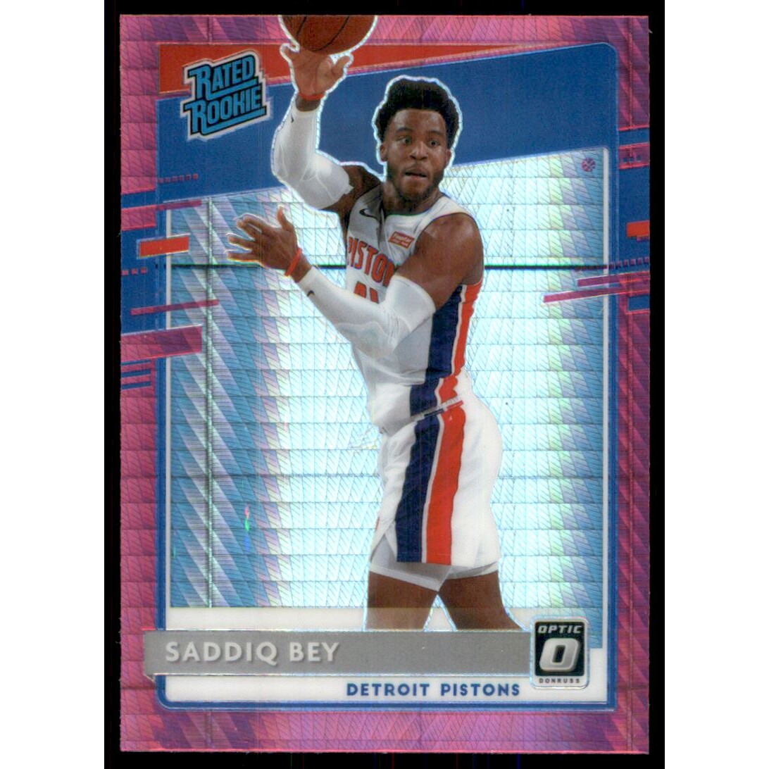2020-21 Donruss Optic Hyper Pink #169 Saddiq Bey RR 2020-21 Donruss Optic Hyper Pink #169 Saddiq Bey RR