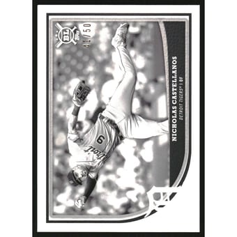 2018 Topps Big League Black and White #242 Nicholas Castellanos