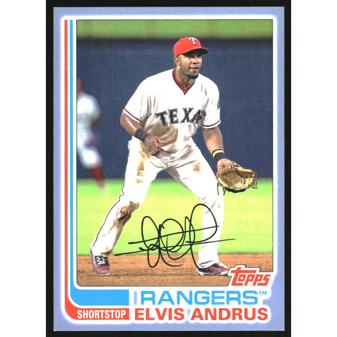 2017 Topps Archives Blue #113 Elvis Andrus