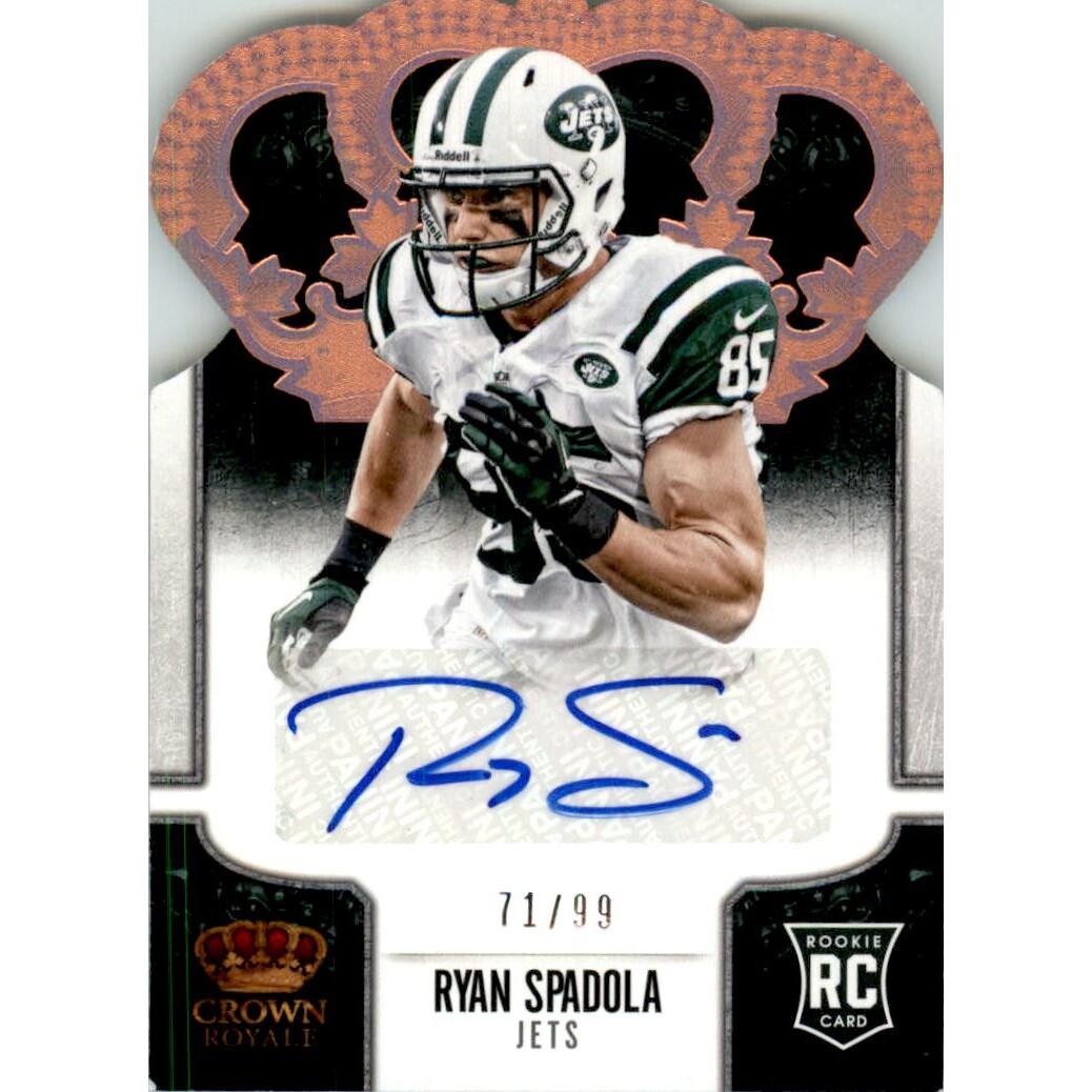 2013 Crown Royale Rookie Signatures Bronze Holofoil #187 Ryan Spadola/99