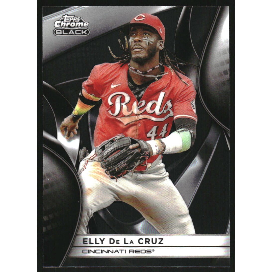2025 Topps Chrome Black #100 Elly De La Cruz