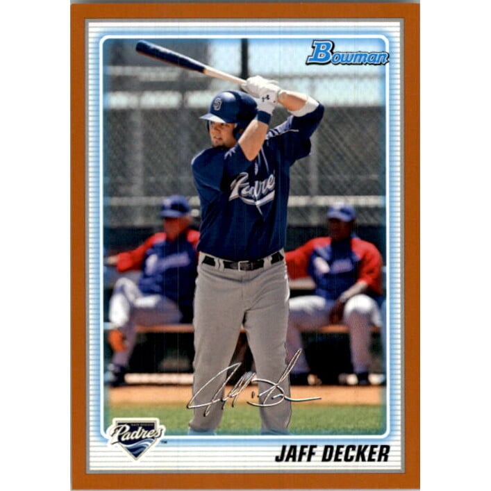 2010 Bowman Prospects Orange #BP109 Jaff Decker