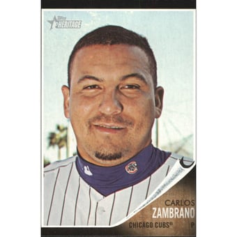 2011 Topps Heritage Black #C87 Carlos Zambrano