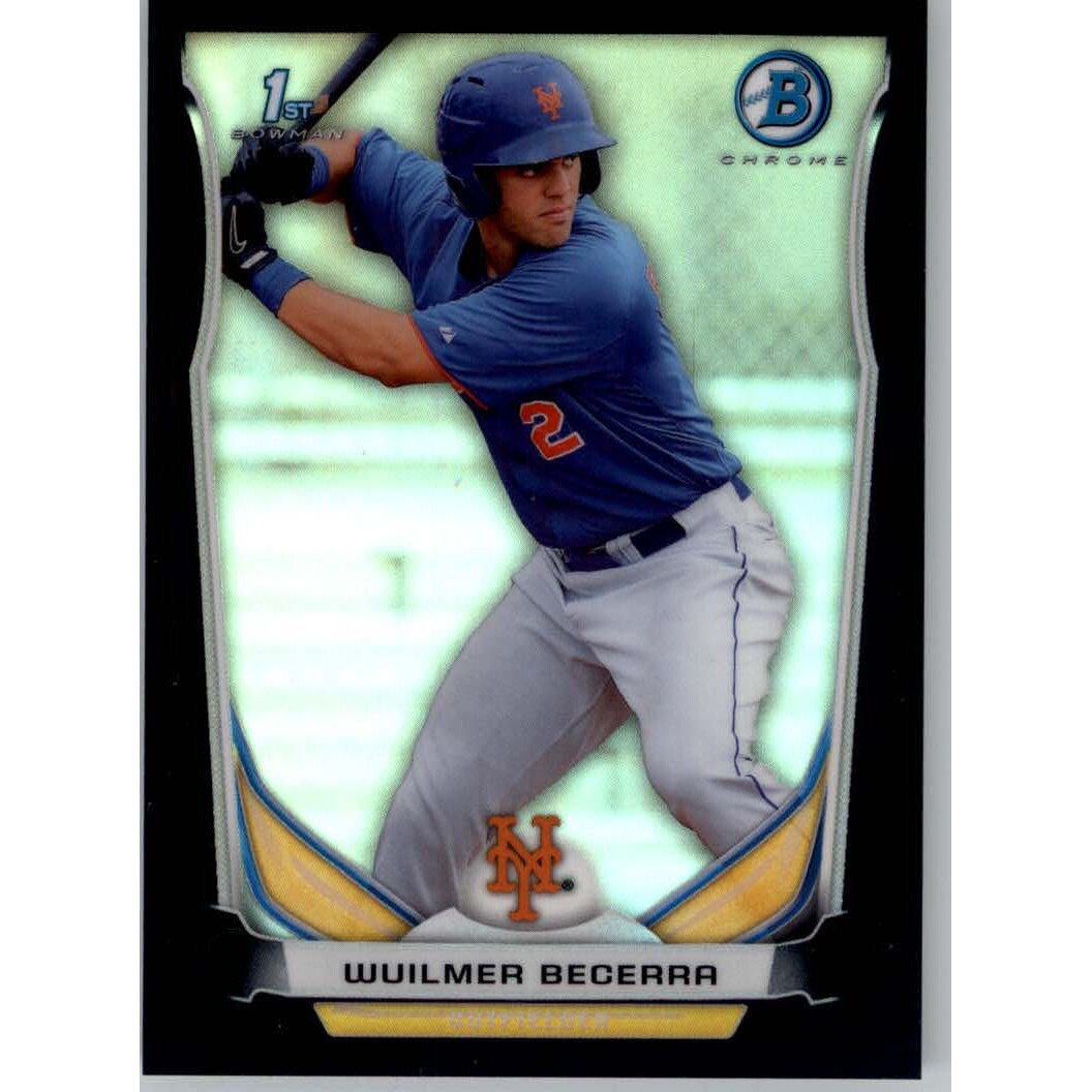 2014 Bowman Chrome Prospects Black Refractors #BCP96 Wuilmer Becerra