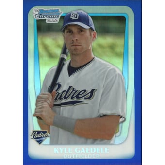 2011 Bowman Chrome Draft Prospects Blue Refractors #BDPP23 Kyle Gaedele