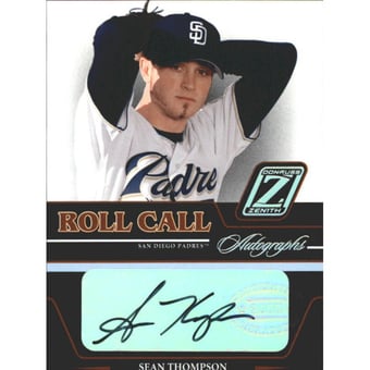2005 Zenith Roll Call Autographs #9 Sean Thompson T1